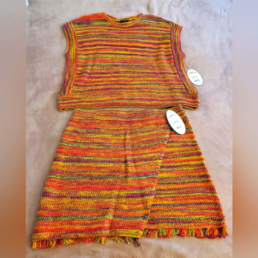 Mini Skirt and Top Set